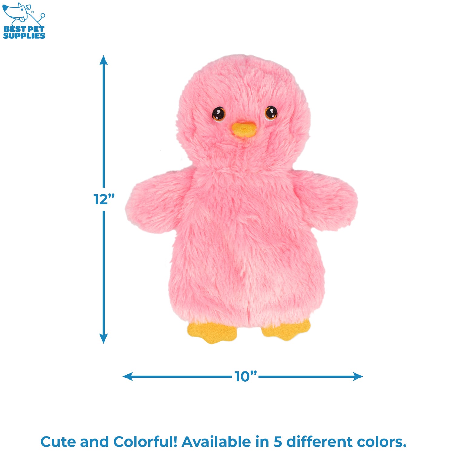 voyager-crinkle-baby-chicken-stuffless-dog-toy-set image 3