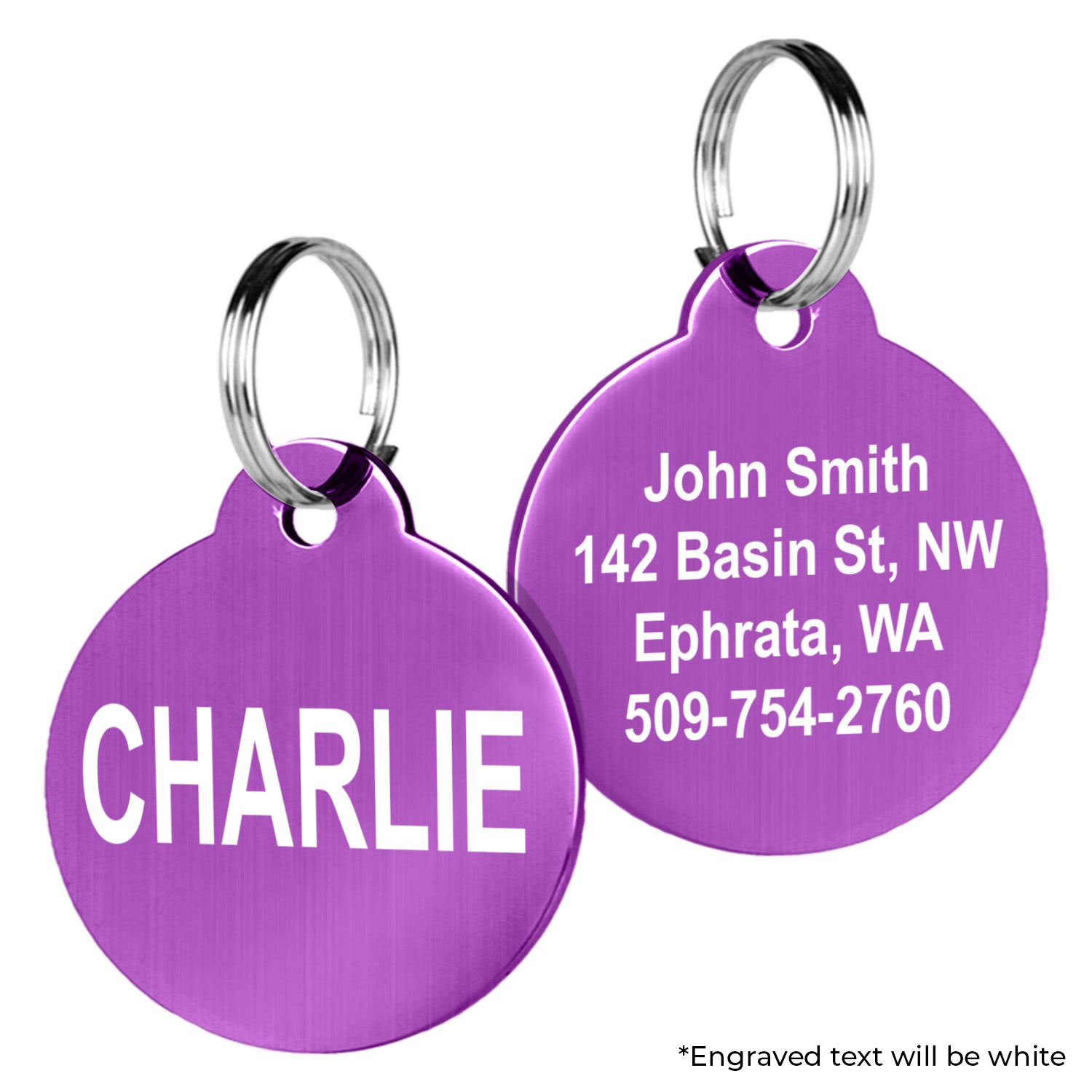 gotags-round-pet-id-tag-durable-stainless-steel-custom-engraved-on-both-sides-2- image 7