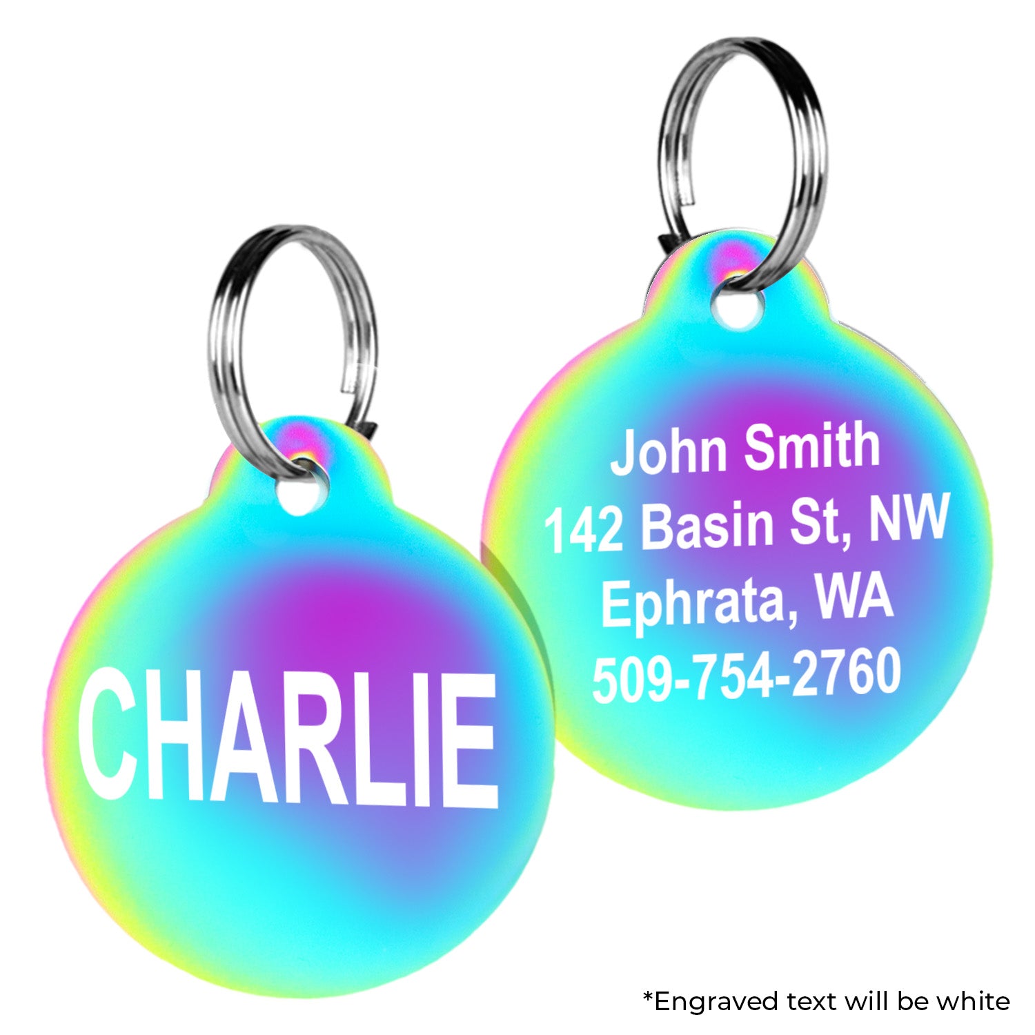 gotags-round-pet-id-tag-durable-stainless-steel-custom-engraved-on-both-sides-2- image 5