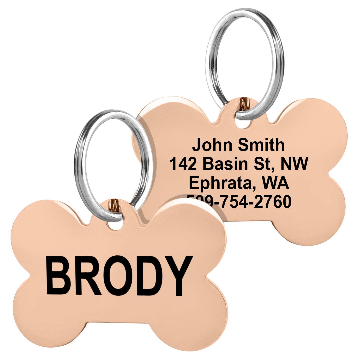 gotags-classic-bone-shaped-pet-id-tag-stainless-steel-double-sided-engraving image 7