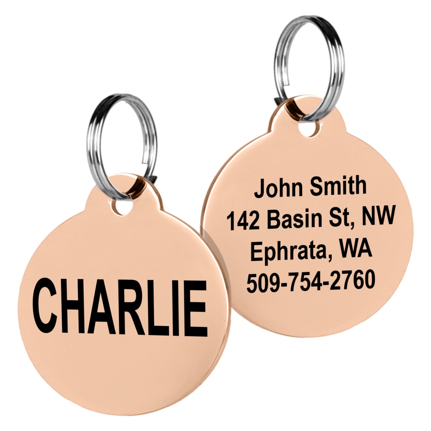 gotags-round-pet-id-tag-durable-stainless-steel-custom-engraved-on-both-sides-2- image 4