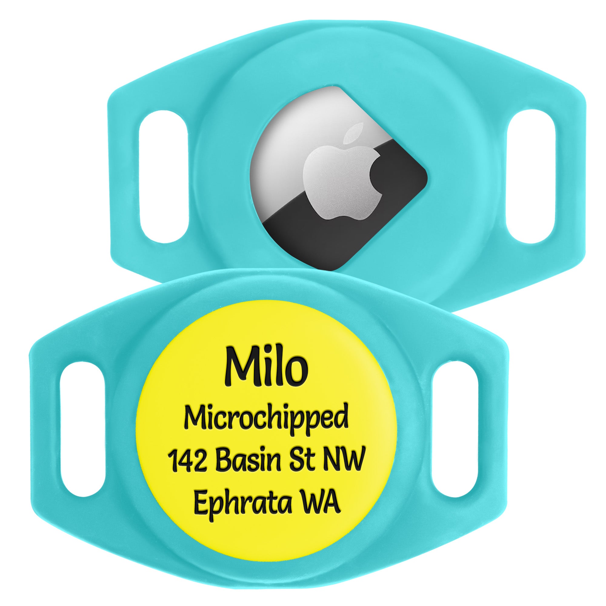 gotags-airtag-gps-tracker-holder-silent-slide-on-pet-id-tag image 7