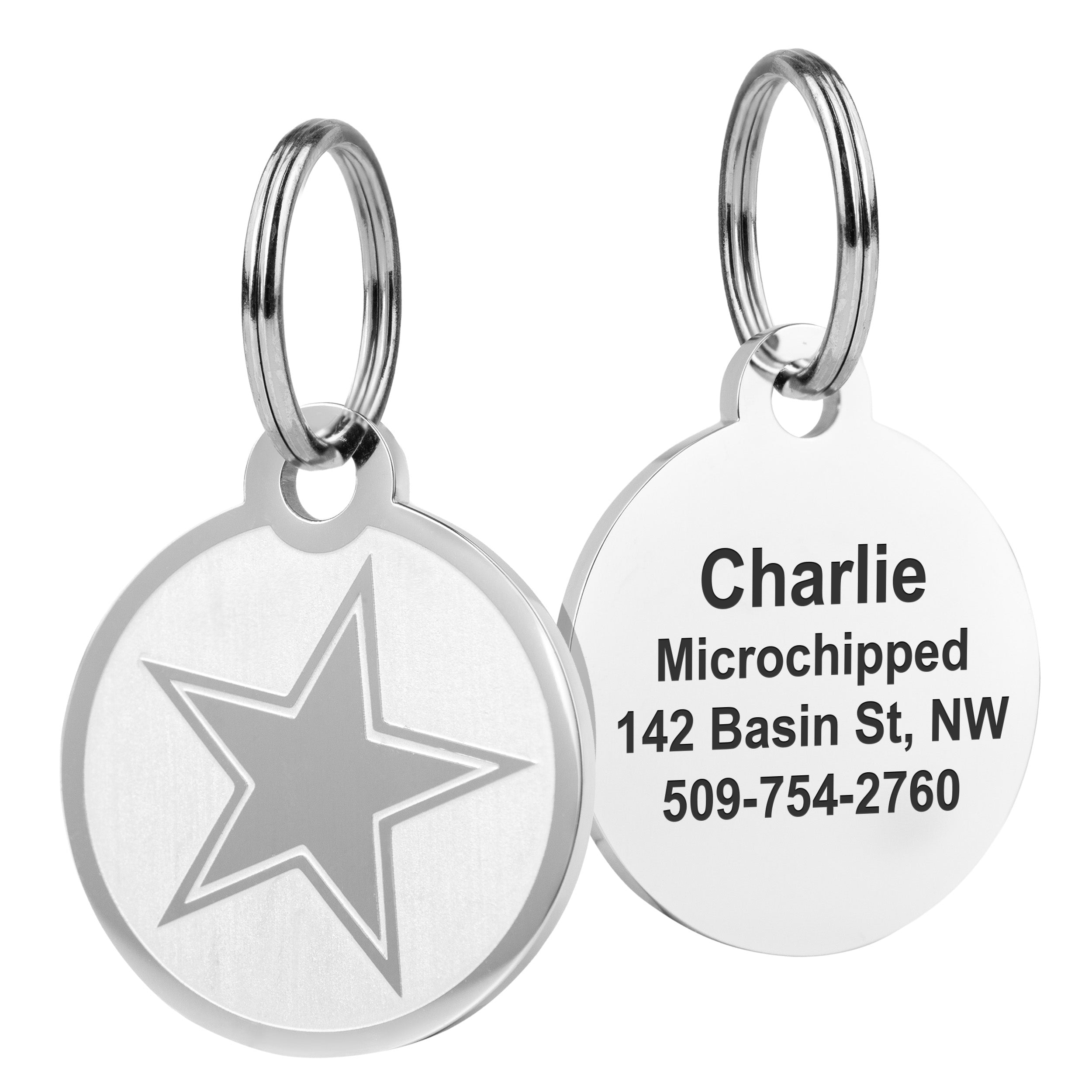 gotags-embossed-pet-id-tag-7-designs-stainless-steel-custom-engraving image 5
