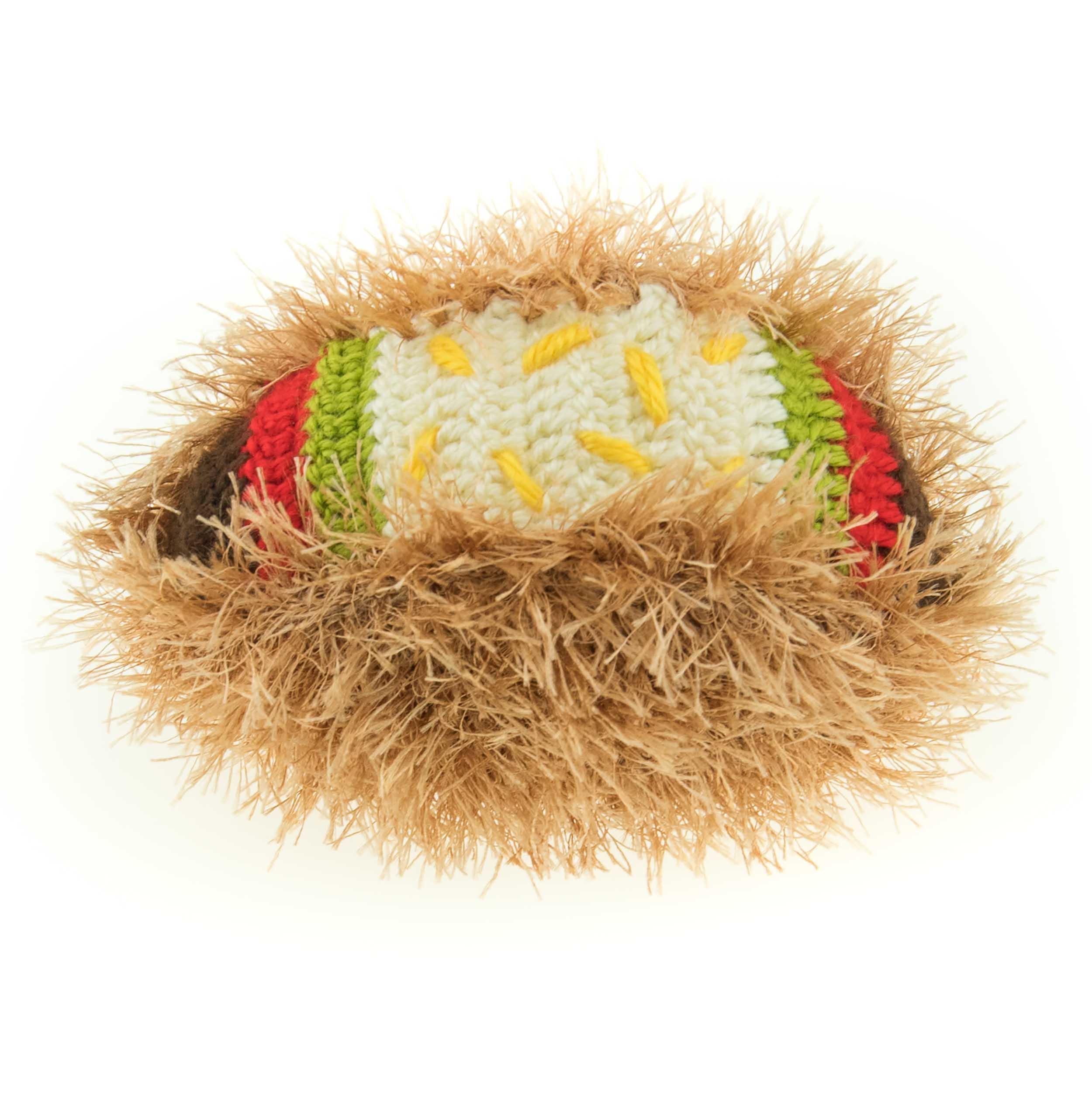 mendota-pet-taco-handmade-squeaky-dog-toy image 1